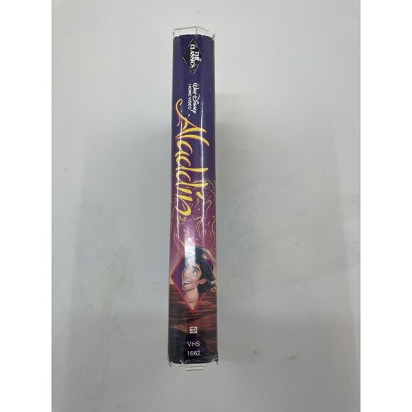 Disney Black Diamond VHS Aladdin 1993 Animated Classic OOP Tape - Picture 5 of 8